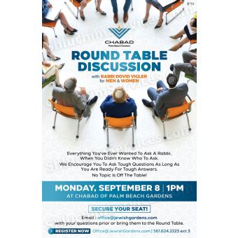 Round Table Flyer Design