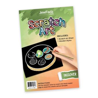 Pesach Scratch Art