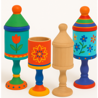 Paint Your Own Spice Box – Havdalah Craft (Bulk Pack)