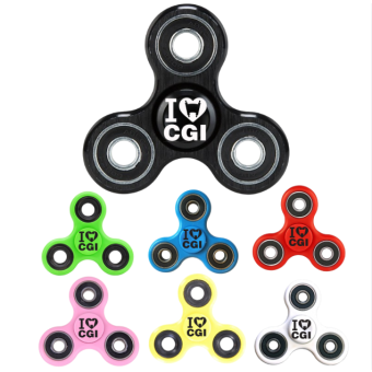 I Love CGI Fidget Hand Spinner – Camp Gan Israel Jewish Pride Toy in Multiple Colors
