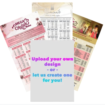 4x7 Mega Challah Bake Candlelighting Magnets (or Upload Your Own / Create Custom)