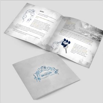 Silver Bar Mitzvah Guide with Bentching