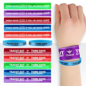 Tracht Gut Vet Zein Gut - Think Good and it will be Good Slapbands / Wristbands