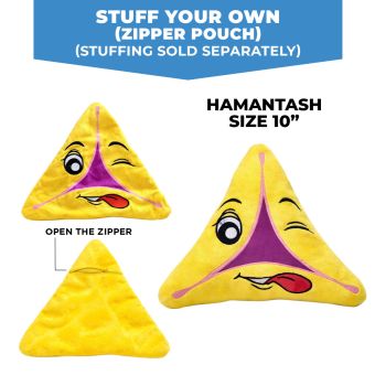 Build / Stuff your Own Plush Hamantash (No Stuffing) 10" - YOM TOV FRIENDLY