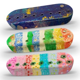 Tin Travel Menorah (Menorah to go) Container Lid And Bottom - Great craft - FREE SHIPPING