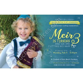 Upshernish Invitation 03 Design