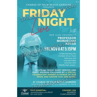 Friday Night Live Flyer Design