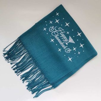 Blue Chanukah Scarfs