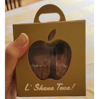 Shana Tova Smaller Box - Great for Apple, 1oz Honey, Cupcake / 3oz Honey Loaf