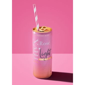 Rose' MYX Light wine in 250ml cans. 5% alcohol. Vintage 2020. Made in Italy