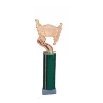 Green Torah Trophy (Size: 11")