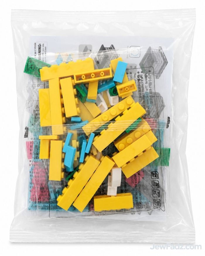 100-Piece LEGO Charity Box Building Block Set with Bricks and Instructions