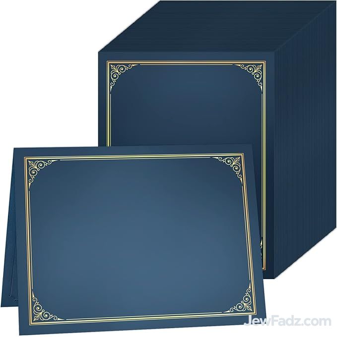 Certificate folder displayed at graduation ceremony