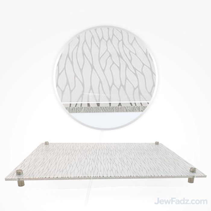 Heat-Resistant Shabbos Challah Tray – 11x16" Acrylic Board