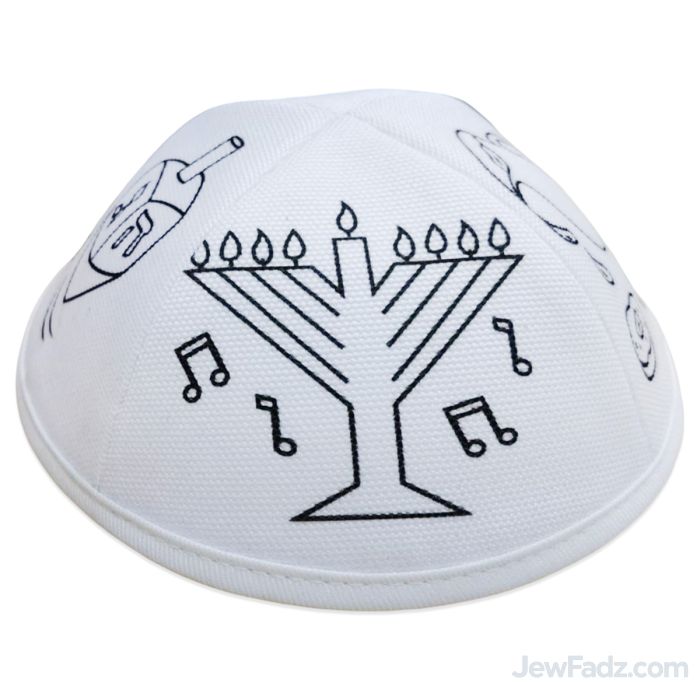 DIY Chanukah Yarmulka — Festival of Lights Jewish gift
