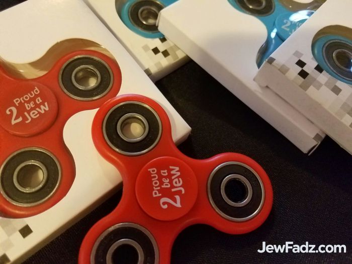  Proud 2 Be a Jew Fidget Spinner – Jewish Pride Focus Toy for Kids and Adults
