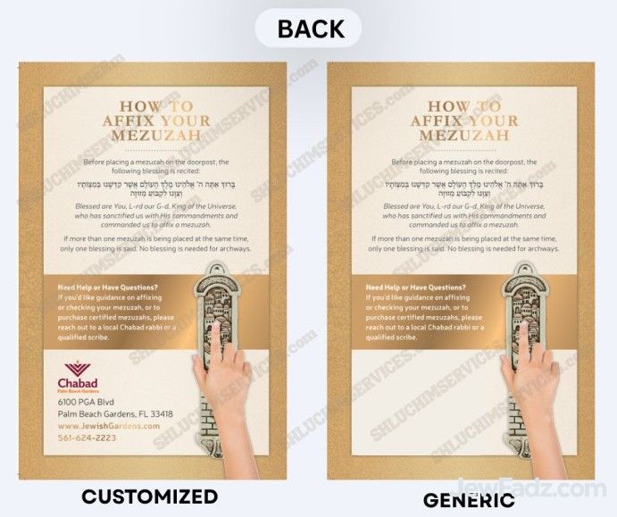 Mezuzah Brochure Back