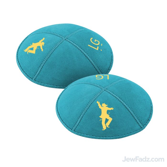 Personalized custom yarmulka with event design