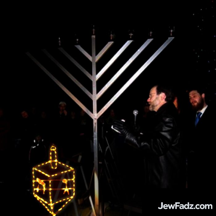Hanukkah LED Outdoor Dreidel Light Up Decoration
