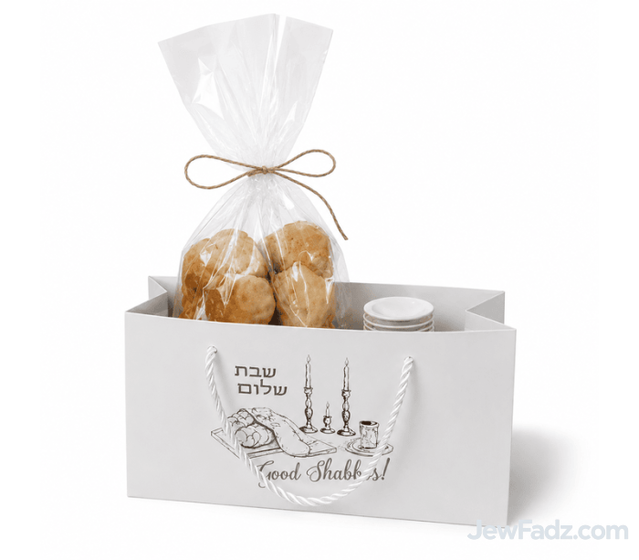 Premium Shabbos gift bag for Challah and Shabbat essentials