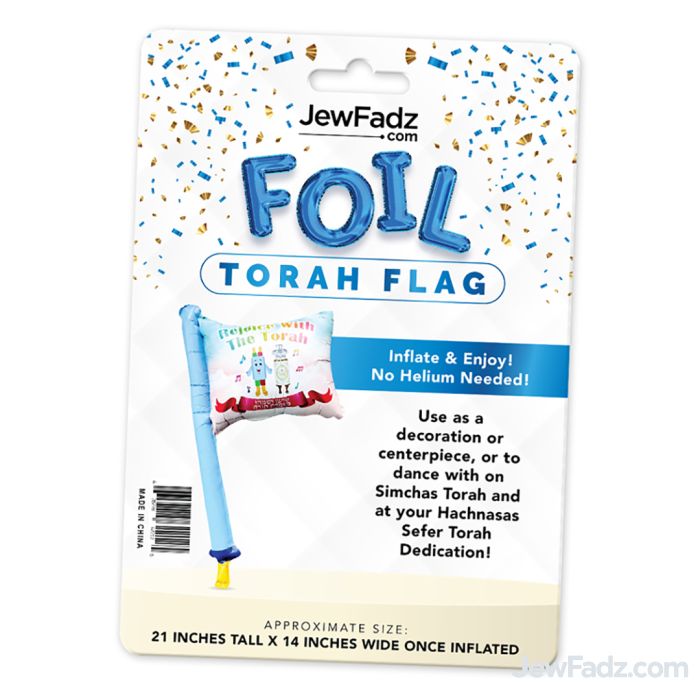 torah foil flag in individual packaging 