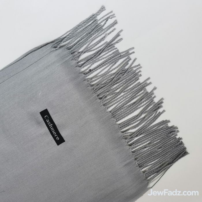 Grey Chanukah scarfs High Quality Chanukah Scrafs at JewFadz