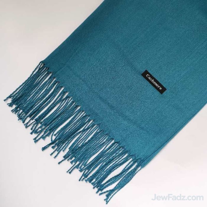 Blue Chanukah scarfs With happy Chanukah symbol