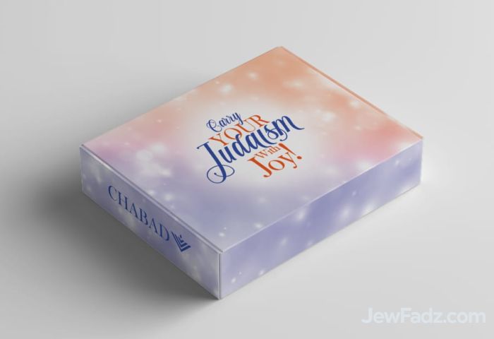 Chabad Corrugated Box – Carry Your Judaism with Joy
