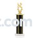 Black - Hebrew School Graduation Aleph Trophy (Size: 14")