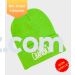 Neon Green Happy Chanukah Beanie - Regular Embroidery [Min. 5 Beanies]