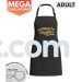 Black w/ Golden Logo - Adult Mega Challah Bake Apron