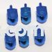 Blue Metallic Plastic Dreidel