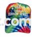 Multi Color Tie-Dye Baseball Cap Embroidered Chabad Hebrew School Logo