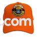 Orange Baseball Cap Embroidered with Camp Gan Israel - CGI Circle Logo