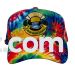 Multi color Tie-Dye Baseball Cap Embroidered with Camp Gan Israel - CGI Circle Logo