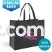 Black - Nonwoven Challah Bake Tote Bag