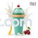 Green 11oz Ice Cream Cup - Make Ice Cream in Shul! [FREE SHIPPING]