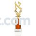 Orange - Hebrew School Graduation Aleph Trophy (Size: 9")