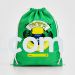 Green - Camp Gan Israel Drawstring Bag w/ Circle Logo
