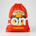 Orange - Camp Gan Israel Drawstring Bag w/ Circle Logo