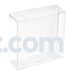 5x5x1 Clear White Gift Packing Box