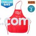 Red - Nonwoven Kids Challah Bake Apron w/ Recipe [Yield 2 Challahs]