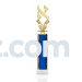 Blue - Hebrew School Graduation Aleph Trophy (Size: 12")