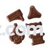 5 Mini Purim Chocolates - Comes in Box