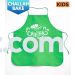 Green - Nonwoven Kids Challah Bake Apron 
