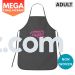 Black - Nonwoven Adult Mega Challah Bake Apron