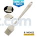 NEW! Beige w/ Brown Logo - Challah Bake Silicone Egg Brush