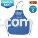 Dark Blue - Nonwoven Kids Challah Bake Apron w/ Recipe [Yield 2 Challahs]