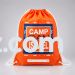 Orange - Camp Gan Israel Drawstring Bag w/ Square Logo