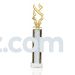 Grey / Silver - Hebrew School Graduation Aleph Trophy (Size: 13")
